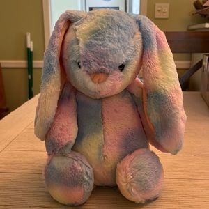 EUC Pastel Gund Rainbow Bunny